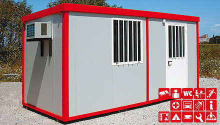 Wuerth - ORSY®container,
Il modulo abitativo