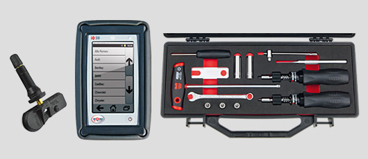 Wuerth - Sensori TPMS,
Il sistema di controllo della pressione dei pneumatici
Kit utensili e valvole TPMS + IQ50