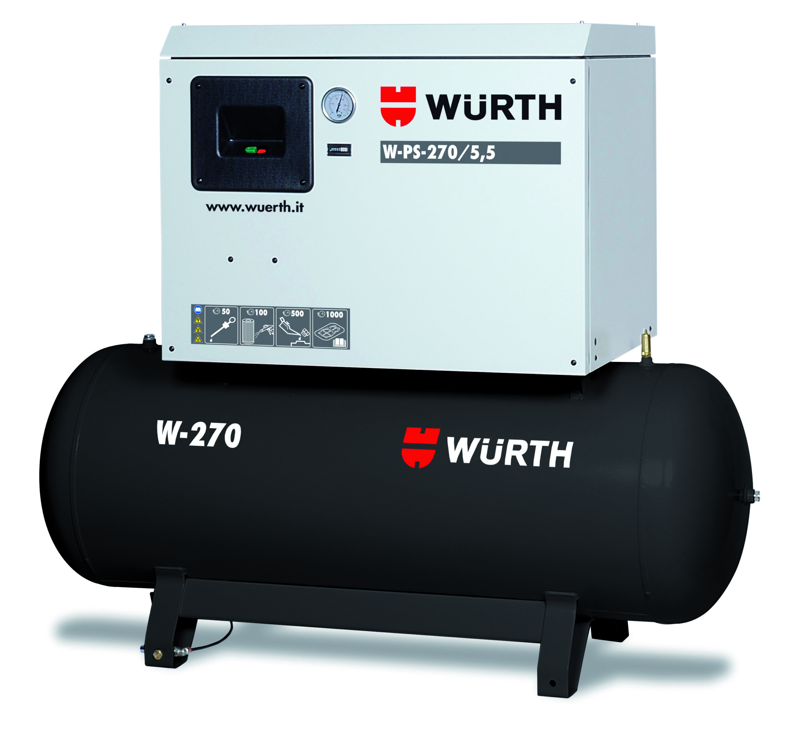 COMPRESSORE SILENZIATO W-PS 270/7.5 - Equipment by Würth