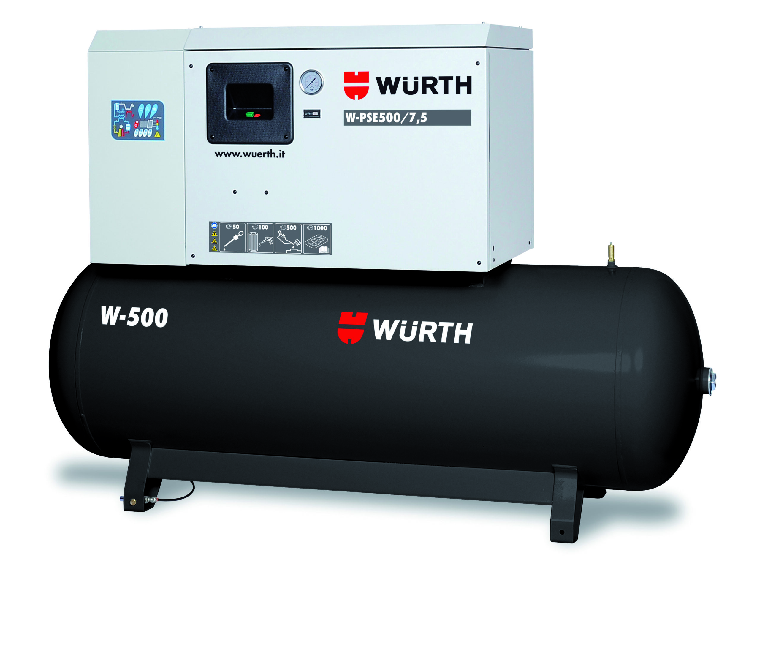 COMPRESSORE SILENZIATO W-PSE 500/7.5 - Equipment by Würth