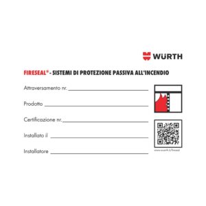 Cartello d’identificazione FIRESEAL