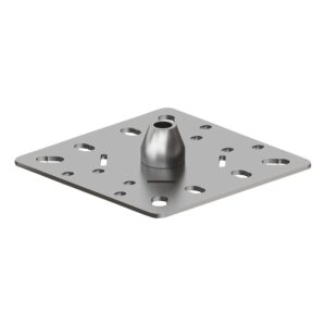Piastra piana con base conica di rinforzo WBAPNL