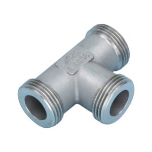 Raccordo a T per tubo corrugato in acciaio inox