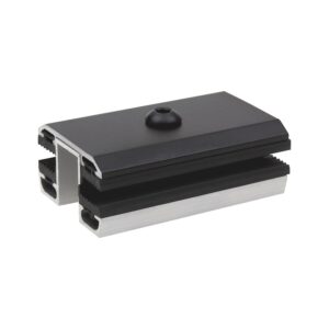 Graffa centrale per moduli fotovoltaici senza cornice