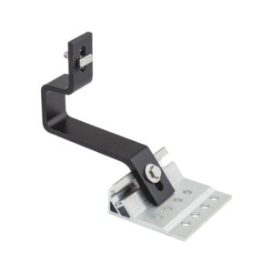Gancio Solar vario regolabile per tetto Alluminio (EN-AW-6082 T6)