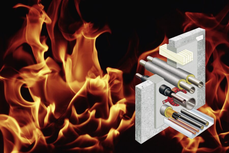 prototipo sistema di protezione passiva antincendio Fireseal